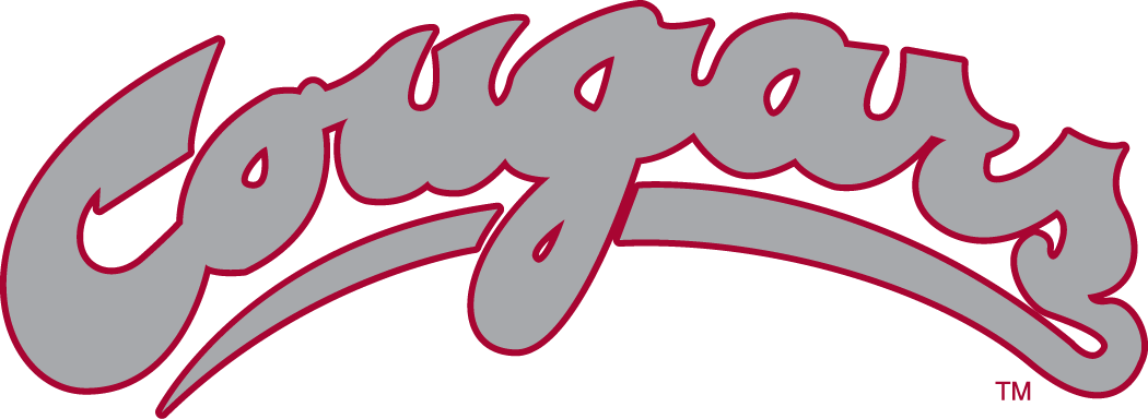 Washington State Cougars 1995-2010 Wordmark Logo vinyl decal